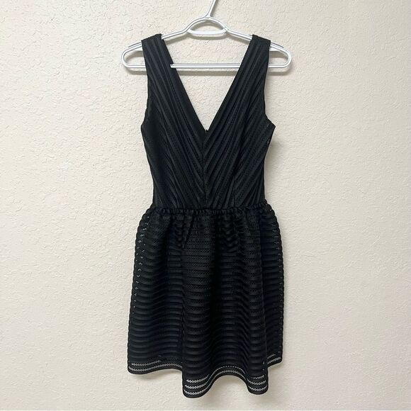 Love Ady Women's Black Fit and Flare Dress Lined Size M - Picture 1 of 7